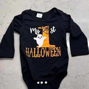 My 1st Halloween Black Onesie 3-6 Month